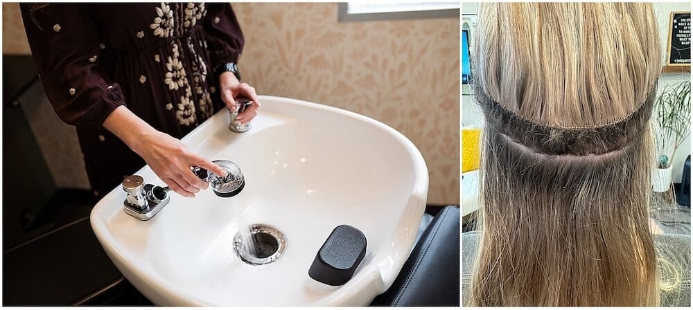 Tips for hair styling with extensions by Carrie Albertus, stylist at Mane Suite Seattle